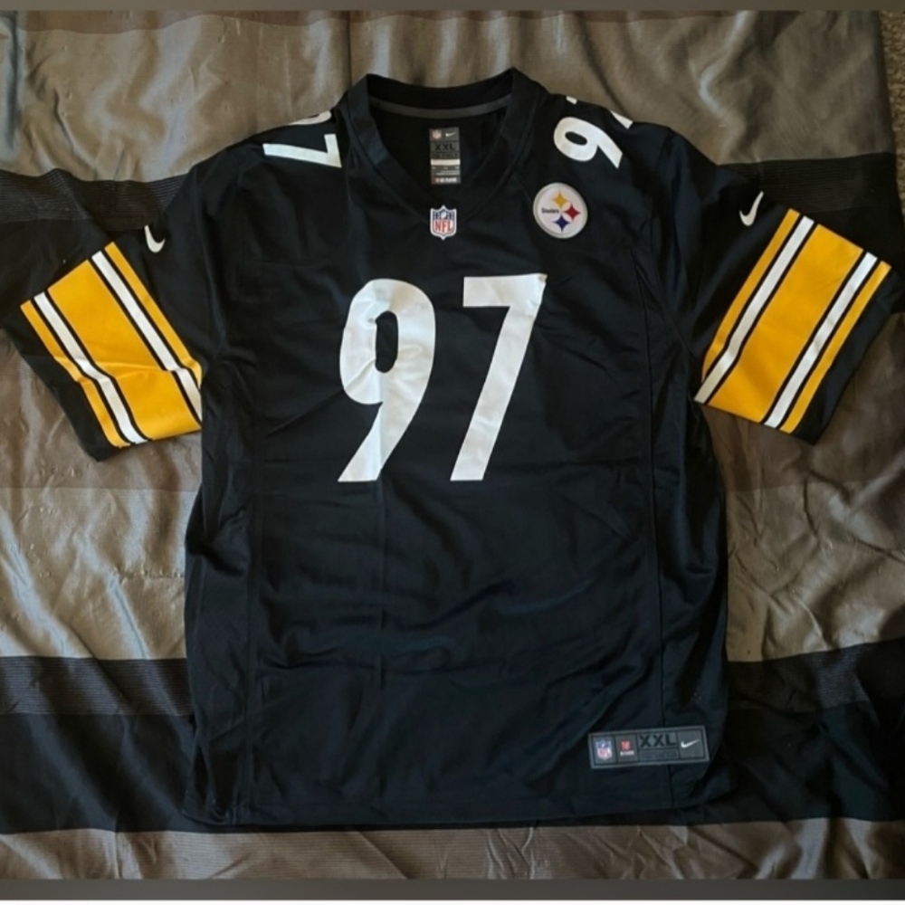 Men's Pittsburgh Steelers Nike Black Game #97 Cameron Heyward Jersey. XXL